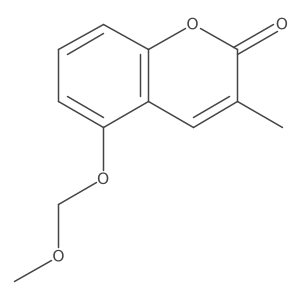 3-methyl-5-{[(methyloxy)methyl]oxy}-2H-chromen-2-one Structure