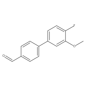 4-(4-Fluoro-3-methoxyphenyl)benzaldehyde结构式