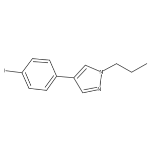 4-(4-Iodophenyl)-1-propyl-1H-pyrazole结构式