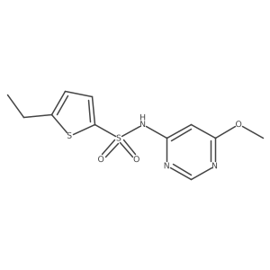 5-ethyl-N-(6-methoxypyrimidin-4-yl)thiophene-2-sulfonamide Structure