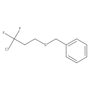 [[(3-Chloro-3,3-difluoropropyl)thio]methyl]benzene Structure