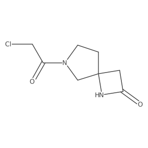 6-(2-Chloroacetyl)-1,6-diazaspiro[3.4]octan-2-one Structure