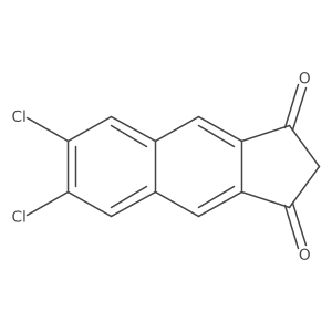6,7-Dichloro-1H-cyclopenta[b]naphthalene-1,3(2H)-dione Structure