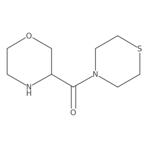 Morpholin-3-yl(thiomorpholino)methanone结构式
