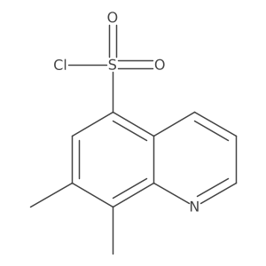 7,8-Dimethylquinoline-5-sulfonyl chloride结构式
