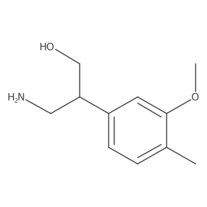 3-Amino-2-(3-methoxy-4-methylphenyl)propan-1-ol Structure