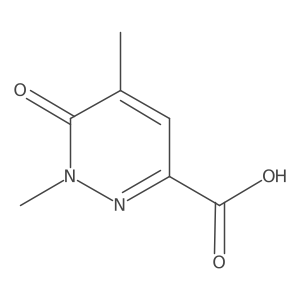 1,5-Dimethyl-6-oxo-1,6-dihydropyridazine-3-carboxylic acid Structure