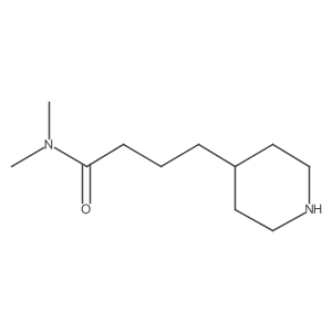 N,N-Dimethyl-4-piperidin-4-yl-butyramide结构式