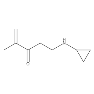 5-(Cyclopropylamino)-2-methylpent-1-en-3-one结构式