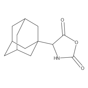 4-Tricyclo[3.3.1.13,7]dec-1-yl-2,5-oxazolidinedione Structure