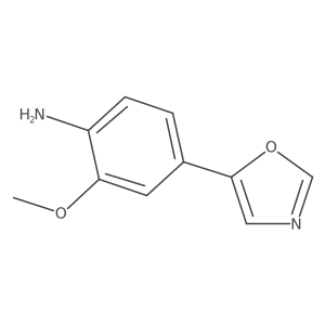 2-Methoxy-4-(5-oxazolyl)benzenamine结构式