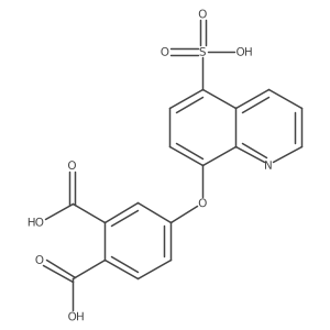 4-((5-Sulfoquinolin-8-yl)oxy)phthalicacid结构式