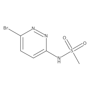 N-(6-bromopyridazin-3-yl)methanesulfonamide Structure