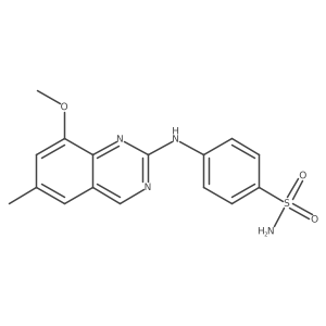 4-(8-Methoxy-6-methylquinazolin-2-ylamino)benzenesulfonamide Structure