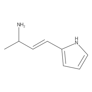4-(1H-pyrrol-2-yl)but-3-en-2-amine结构式