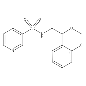 N-(2-(2-chlorophenyl)-2-methoxyethyl)pyridine-3-sulfonamide Structure