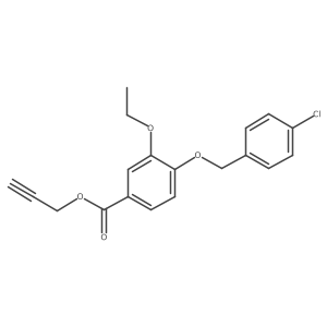 Prop-2-yn-1-yl 4-[(4-chlorobenzyl)oxy]-3-ethoxybenzoate Structure