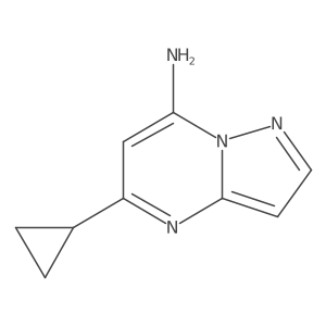 5-Cyclopropylpyrazolo[1,5-a]pyrimidin-7-amine Structure