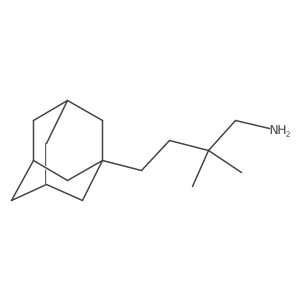 4-(Adamantan-1-yl)-2,2-dimethylbutan-1-amine结构式