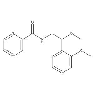 N-(2-methoxy-2-(2-methoxyphenyl)ethyl)picolinamide Structure