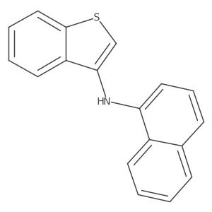 N-(Naphthalen-1-yl)benzo[b]thiophen-3-amine结构式