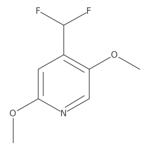 4-(Difluoromethyl)-2,5-dimethoxypyridine结构式
