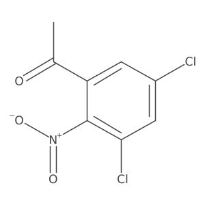 3',5'-Dichloro-2'-nitroacetophenone结构式