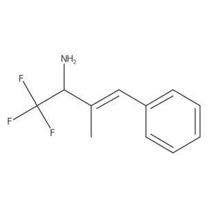 1,1,1-Trifluoro-3-methyl-4-phenylbut-3-en-2-amine Structure