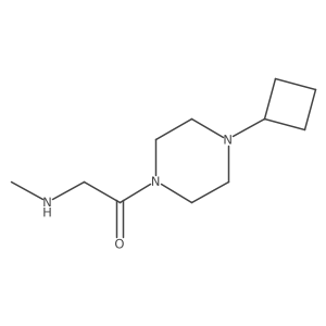 1-(4-Cyclobutylpiperazin-1-yl)-2-(methylamino)ethan-1-one Structure