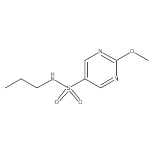 2-methoxy-N-propylpyrimidine-5-sulfonamide结构式