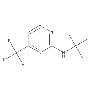 N-tert-butyl-4-(trifluoromethyl)pyrimidin-2-amine Structure