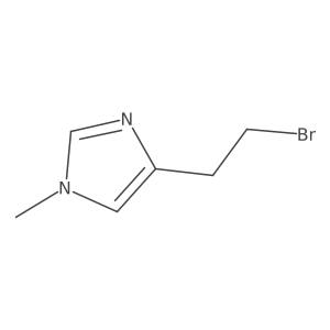 4-(2-Bromoethyl)-1-methyl-1H-imidazole Structure