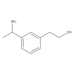 3-(1-Aminoethyl)benzeneethanol结构式