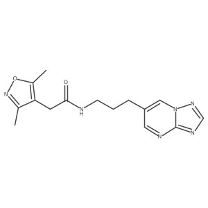N-(3-([1,2,4]triazolo[1,5-a]pyrimidin-6-yl)propyl)-2-(3,5-dimethylisoxazol-4-yl)acetamide Structure