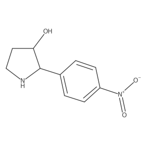 2-(4-Nitrophenyl)pyrrolidin-3-ol结构式