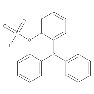 2-(Diphenylphosphanyl)phenyl sulfurofluoridate结构式