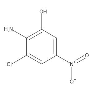 2-Amino-3-chloro-5-nitrophenol结构式