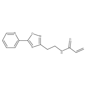 N-{2-[5-(pyridin-2-yl)-1,2,4-oxadiazol-3-yl]ethyl}prop-2-enamide Structure