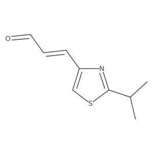 3-[2-(Propan-2-yl)-1,3-thiazol-4-yl]prop-2-enal Structure