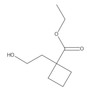 Ethyl 1-(2-hydroxyethyl)cyclobutanecarboxylate Structure