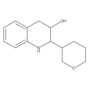 2-tetrahydropyran-3-yl-1,2,3,4-tetrahydroquinolin-3-ol结构式