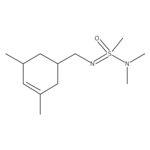 N-[(3,5-dimethylcyclohex-3-en-1-yl)methyl]-N,N-dimethylmethanesulfonoimidamide Structure