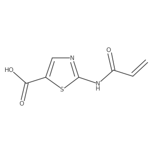 2-(Prop-2-enamido)-1,3-thiazole-5-carboxylic acid Structure