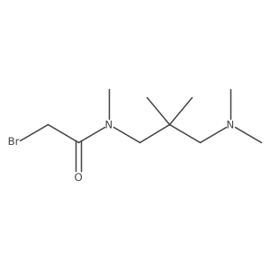 2-bromo-N-[3-(dimethylamino)-2,2-dimethylpropyl]-N-methylacetamide结构式