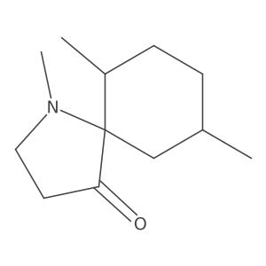 1,6,9-Trimethyl-1-azaspiro[4.5]decan-4-one结构式