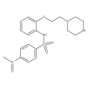 4-nitro-N-{2-[2-(piperazin-1-yl)ethoxy]phenyl}benzene-1-sulfonamide Structure