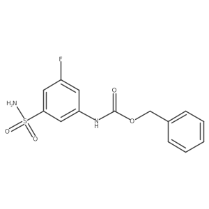 benzyl N-(3-fluoro-5-sulfamoylphenyl)carbamate Structure