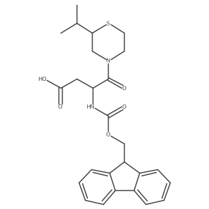 3-({[(9H-fluoren-9-yl)methoxy]carbonyl}amino)-4-oxo-4-[2-(propan-2-yl)thiomorpholin-4-yl]butanoic acid Structure