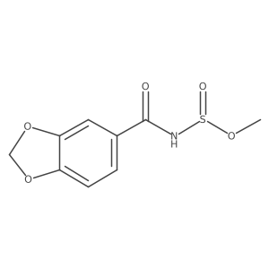 Methyl 1,3-benzodioxol-5-ylcarbonylamidosulfite Structure