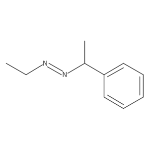 1-Ethyl-2-(1-phenylethyl)diazene结构式
